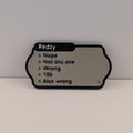 Dialogue Fridge Magnet